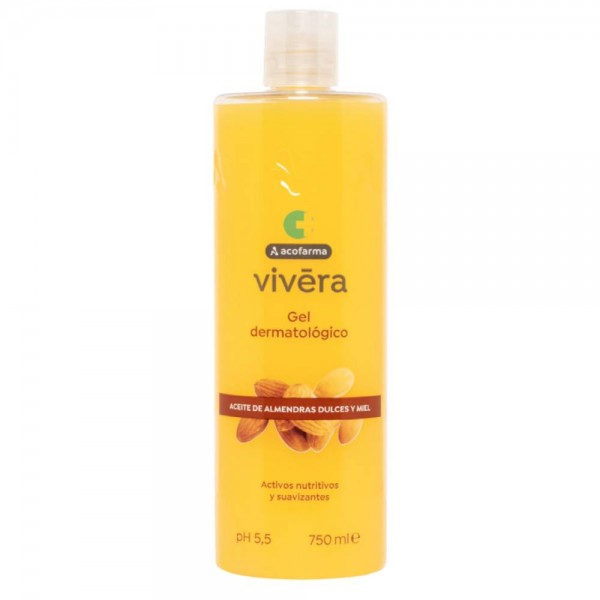 Acofarma vivera gel aceite de almendras dulces y miel 750ml