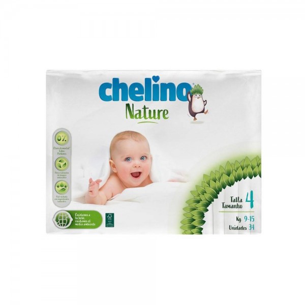 Chelino pañal infantil nature talla4 34unidades