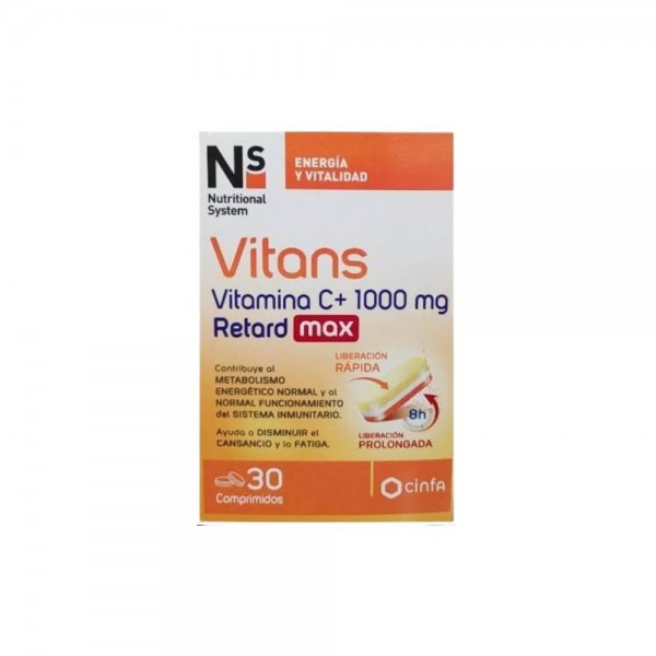 NS vitans vitamina C+ 1000mg retard max 30comprimidos