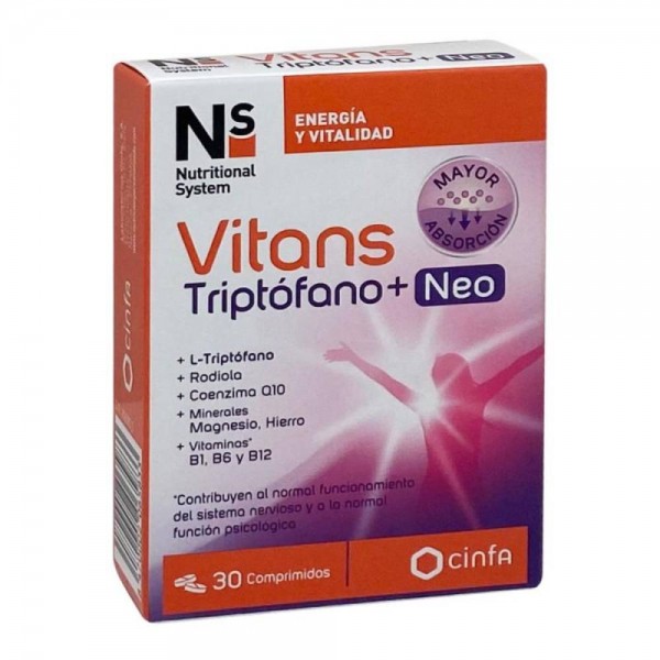 NS vitans triptofano+ neo 30comprimidos