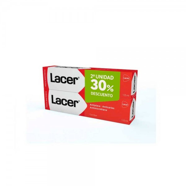 Lacer pasta dental 2x125ml