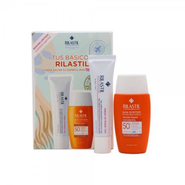 Rilastil pack sun system water touch SPF50+ + Aqua intense 72h