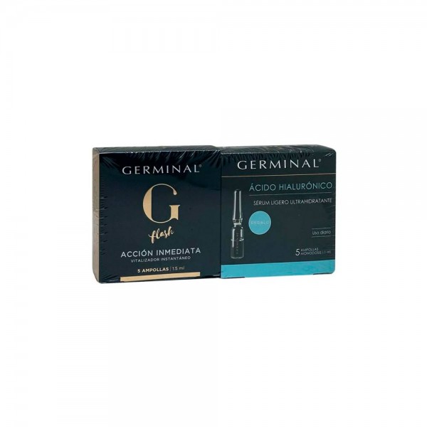 Germinal pack accion inmediata 5 ampollas 1.5ml + acido hialuronico 5ampollas monodosis 1ml