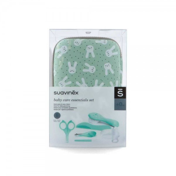 Suavinex baby care essentials set color verde 6piezas