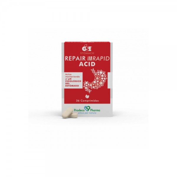 Gse stomach repair rapid acid 12comprimidos