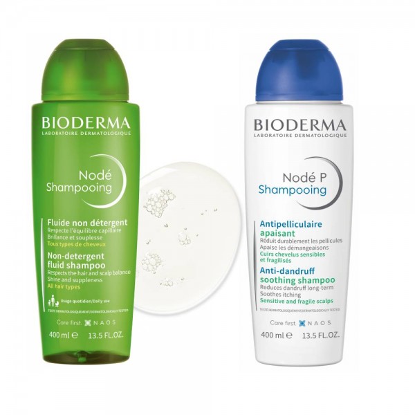 Bioderma pack Nodé champu fluido 400ml + Nodé P champu 400ml