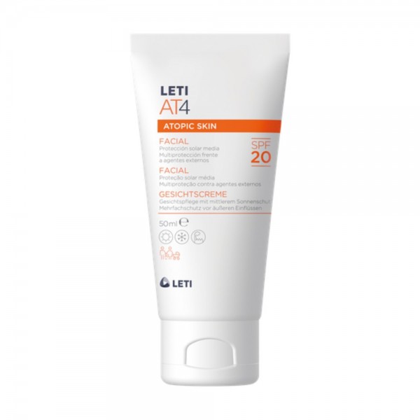 Leti AT4 crema facial SPF20+ 50ml