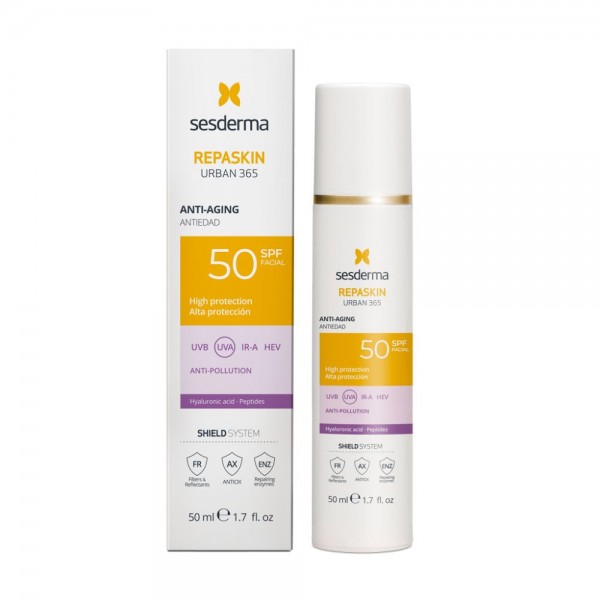 Sesderma Repaskin fotoprotector facial antiedad SPF50+ 50ml