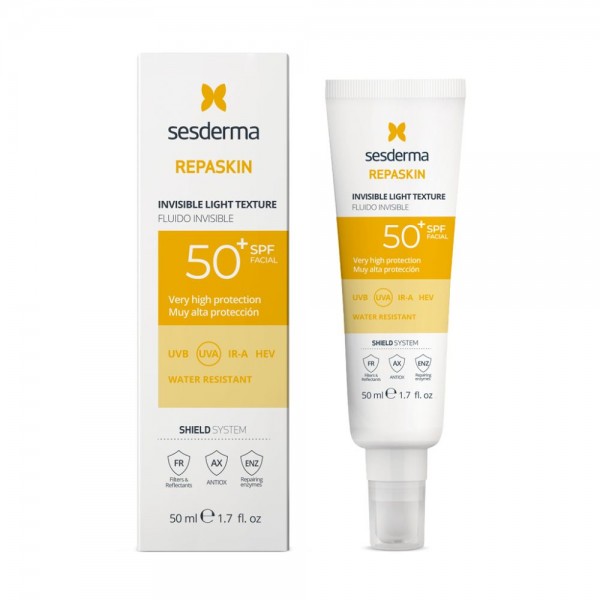 Sesderma Repaskin fotoprotector facial fluido invisible SPF50+ 50ml