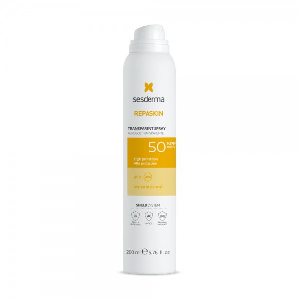 Sesderma Repaskin fotoprotector corporal spray transparente SPF50+ 200ml