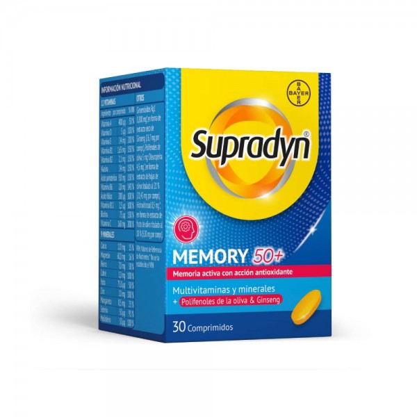 Supradyn memory 50+ 30comprimidos